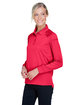 Harriton Ladies' Advantage Snag Protection Plus Long-Sleeve Tactical Polo red ModelQrt