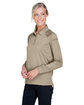 Harriton Ladies' Advantage Snag Protection Plus Long-Sleeve Tactical Polo desert khaki ModelQrt