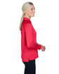 Harriton Ladies' Advantage Snag Protection Plus Long-Sleeve Tactical Polo red ModelSide