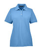 Harriton Ladies' 5.6 oz. Easy Blend™ Polo lt college blue OFFront