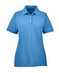 Harriton Ladies' 5.6 oz. Easy Blend™ Polo NAUTICAL BLUE OFFront
