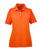 Harriton Ladies' 5.6 oz. Easy Blend™ Polo team orange OFFront