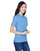 Harriton Ladies' 5.6 oz. Easy Blend™ Polo LT COLLEGE BLUE ModelQrt