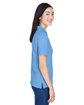 Harriton Ladies' 5.6 oz. Easy Blend™ Polo LT COLLEGE BLUE ModelSide