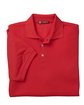 Harriton Youth 5.6 oz. Easy Blend™ Polo red OFFront