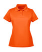 Harriton Ladies' Polytech Polo team orange OFFront