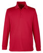 Harriton Men's Advantage Snag Protection Plus IL Long Sleeve Polo RED OFFront