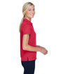 Harriton Ladies' Double Mesh Polo red ModelSide