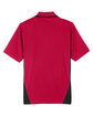 Harriton Men's Flash Snag Protection Plus IL Colorblock Polo RED/ BLACK FlatBack