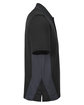 Harriton Men's Flash Snag Protection Plus IL Colorblock Polo BLACK/ DK CHARCL OFSide