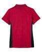 Harriton Ladies' Flash Snag Protection Plus IL Colorblock Polo RED/ BLACK FlatBack