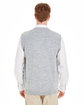 Harriton Men's Pilbloc V-Neck Sweater Vest grey heather ModelBack