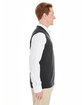 Harriton Men's Pilbloc V-Neck Sweater Vest black ModelSide