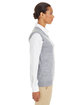Harriton Ladies' Pilbloc V-Neck Sweater Vest grey heather ModelSide