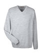 Harriton Men's Pilbloc™ V-Neck Sweater grey heather OFFront