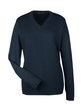 Harriton Ladies' Pilbloc™ V-Neck Sweater dark navy OFFront