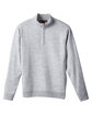 Harriton Unisex Pilbloc™ Quarter-Zip Sweater grey heather FlatFront
