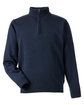 Harriton Unisex Pilbloc™ Quarter-Zip Sweater dark navy OFFront