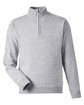Harriton Unisex Pilbloc™ Quarter-Zip Sweater grey heather OFFront