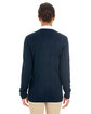 Harriton Ladies' Pilbloc™ V-Neck Button Cardigan Sweater dark navy ModelBack