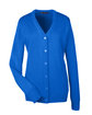 Harriton Ladies' Pilbloc™ V-Neck Button Cardigan Sweater TRUE ROYAL OFFront