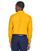 Harriton Men's Easy Blend™ Long-Sleeve Twill Shirt with Stain-Release SUNRAY YELLOW ModelBack