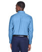 Harriton Men's Easy Blend™ Long-Sleeve Twill Shirt with Stain-Release LT COLLEGE BLUE ModelBack