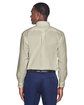 Harriton Men's Easy Blend™ Long-Sleeve Twill Shirt with Stain-Release CREME ModelBack