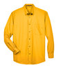 Harriton Men's Easy Blend™ Long-Sleeve Twill Shirt with Stain-Release sunray yellow FlatFront