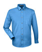 Harriton Men's Easy Blend™ Long-Sleeve Twill Shirt with Stain-Release nautical blue OFFront