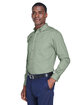 Harriton Men's Easy Blend™ Long-Sleeve Twill Shirt with Stain-Release DILL ModelQrt
