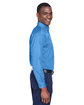 Harriton Men's Easy Blend™ Long-Sleeve Twill Shirt with Stain-Release nautical blue ModelSide