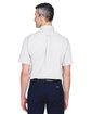 Harriton Men's Easy Blend™ Short-Sleeve Twill Shirt with Stain-Release WHITE ModelBack