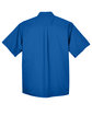 Harriton Men's Easy Blend™ Short-Sleeve Twill Shirt with Stain-Release FRENCH BLUE FlatBack