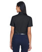 Harriton Ladies' Easy Blend™ Short-Sleeve Twill Shirt with Stain-Release  ModelBack