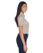 Harriton Ladies' Easy Blend™ Short-Sleeve Twill Shirt with Stain-Release STONE ModelSide