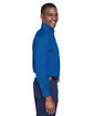 Harriton Men's Tall Easy Blend™ Long-Sleeve Twill Shirt with Stain-Release french blue ModelSide