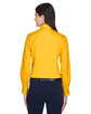 Harriton Ladies' Easy Blend™ Long-Sleeve Twill Shirt with Stain-Release SUNRAY YELLOW ModelBack