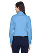 Harriton Ladies' Easy Blend™ Long-Sleeve Twill Shirt with Stain-Release lt college blue ModelBack