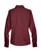 Harriton Ladies' Easy Blend™ Long-Sleeve Twill Shirt with Stain-Release wine FlatBack