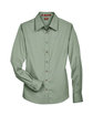 Harriton Ladies' Easy Blend™ Long-Sleeve Twill Shirt with Stain-Release dill FlatFront