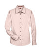 Harriton Ladies' Easy Blend Long-Sleeve TwillShirt with Stain-Release blush FlatFront