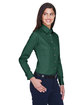 Harriton Ladies' Easy Blend™ Long-Sleeve Twill Shirt with Stain-Release hunter ModelQrt