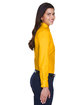 Harriton Ladies' Easy Blend™ Long-Sleeve Twill Shirt with Stain-Release sunray yellow ModelSide