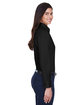 Harriton Ladies' Easy Blend™ Long-Sleeve Twill Shirt with Stain-Release  ModelSide