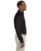Harriton Men's Tall Essential Poplin black ModelSide
