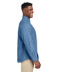 Harriton Men's Denim Shirt-Jacket light denim ModelSide
