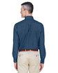 Harriton Men's 6.5 oz. Long-Sleeve Denim Shirt dark denim ModelBack
