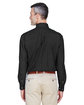 Harriton Men's 6.5 oz. Long-Sleeve Denim Shirt washed black ModelBack