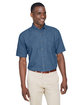 Harriton Men's 6.5 oz. Short-Sleeve Denim Shirt  